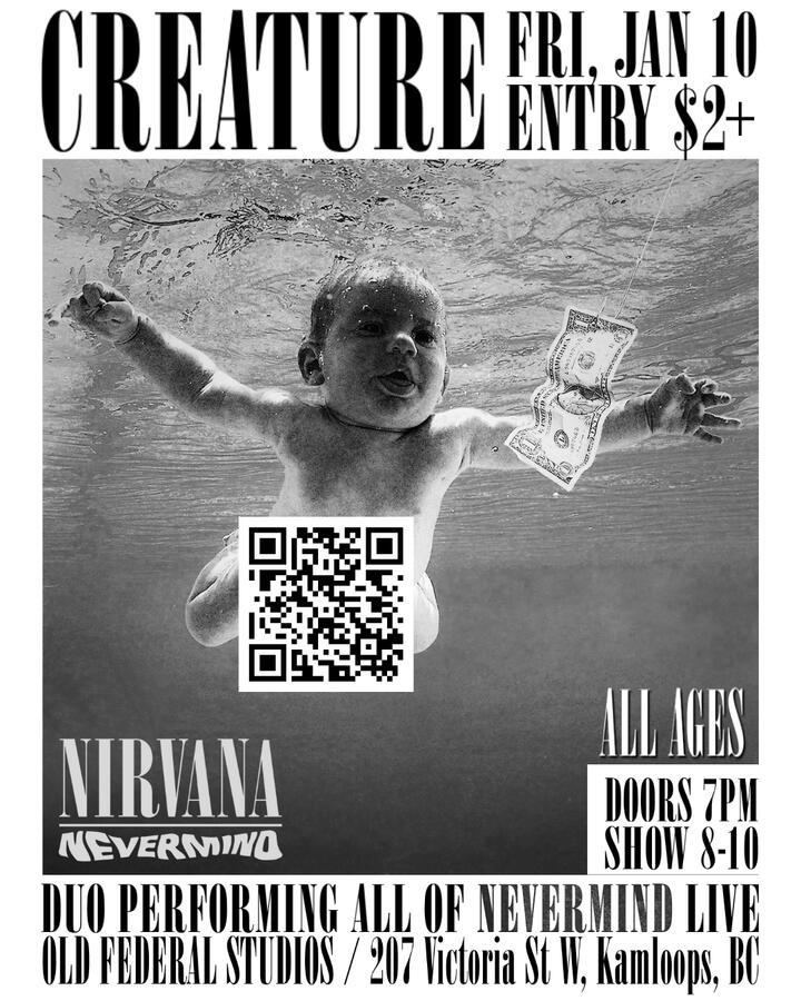 Duo Performing NEVERMIND Live Poster