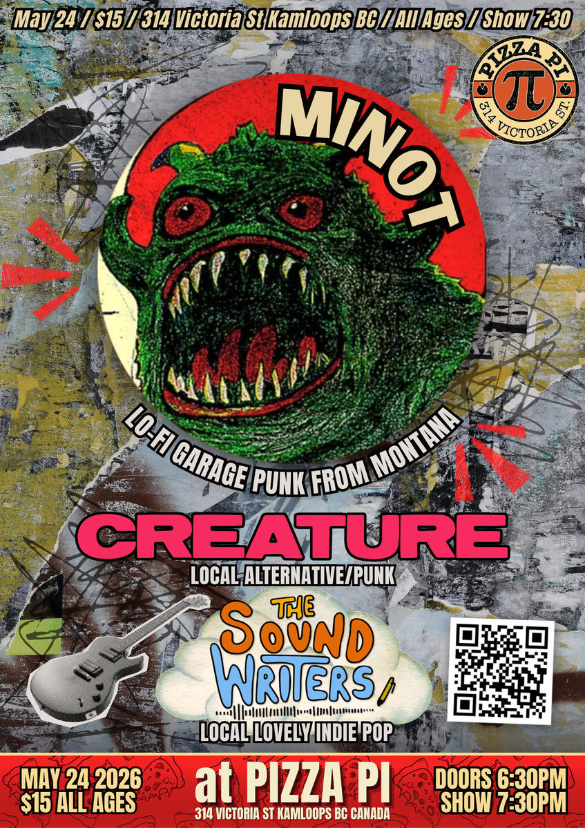 MINOT at Pizza Pi Sunday May 24 2026