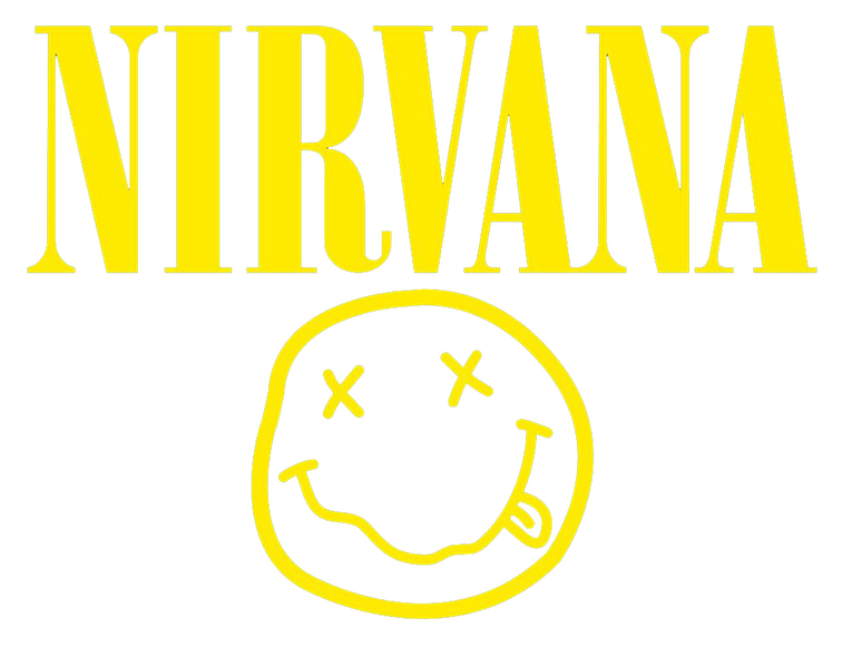 NIRVANA logo + "Smiley"